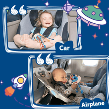 BABYSENSE Zabawka sensoryczna z linkami – gryzak i rozwój motoryki (6–18 mies.)