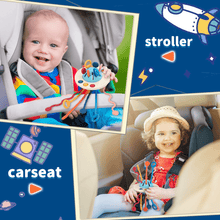 BABYSENSE Zabawka sensoryczna z linkami – gryzak i rozwój motoryki (6–18 mies.)