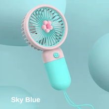 BREEZBUDDY Mini wentylator USB na wózek – 3 prędkości, ładowalny