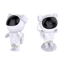 GALAXYSCAPE Projektor gwiazd Astronauta – lampka nocna z pilotem i timerem