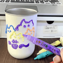PUFFYCOLOR Magiczne pisaki 3D – zestaw do rysowania (18 sztuk)